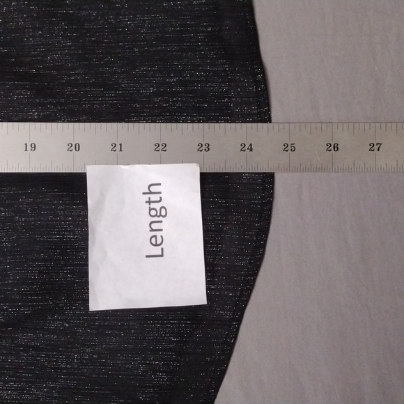 NWT Worthington Petite Black Shine Dressy Tank Top size PXL - Picture 9 of 9